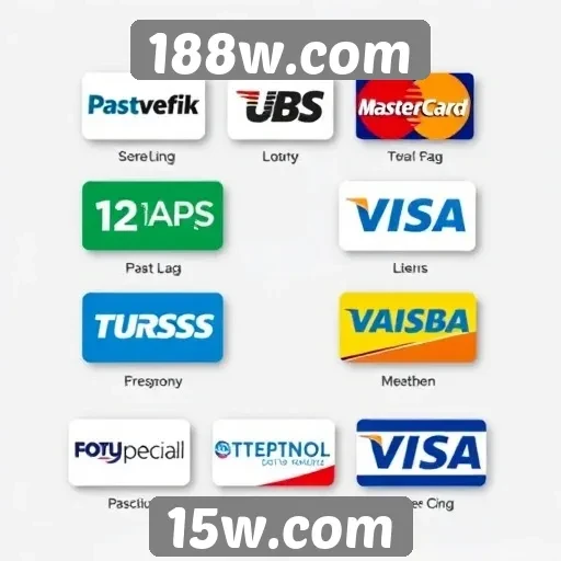 Opções de pagamento disponíveis no 188w.com